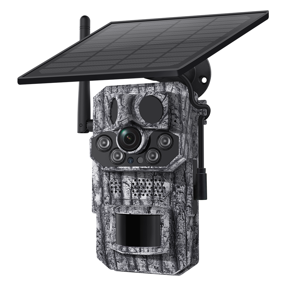 Himost HiSC808 4G Solar Tracking Camera, Triple PIR, Wildlife Scouting