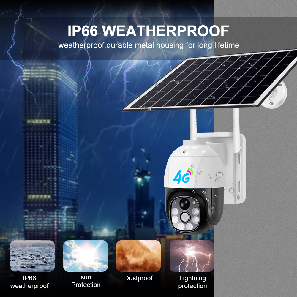 HiMost HiVC9 WiFi Connecting Solar Powered Camera Wireless Security Camera