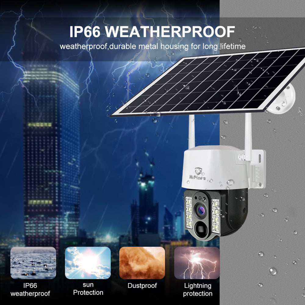 HiMost HiVC3 Wifi Connecting Solar Powered Camera Wireless Security Camera