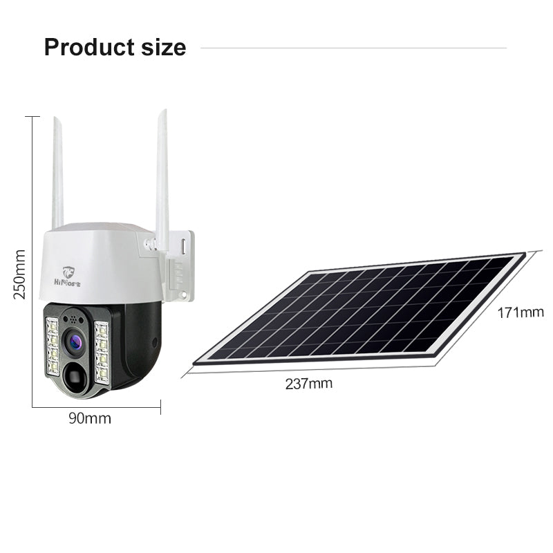 HiMost HiVC3 Wifi Connecting Solar Powered Camera Wireless Security Camera