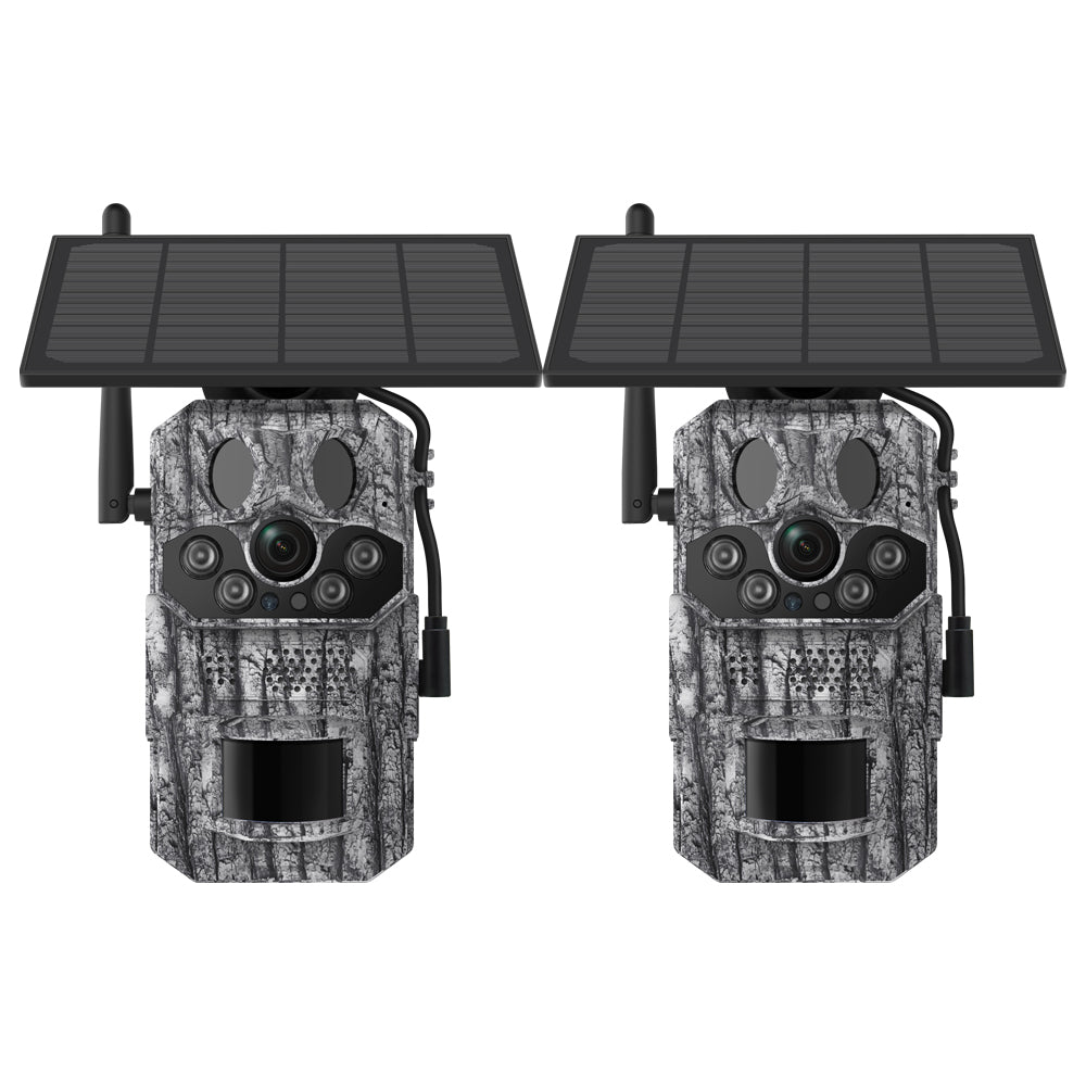Himost HiSC808 4G Solar Tracking Camera, Triple PIR, Wildlife Scouting
