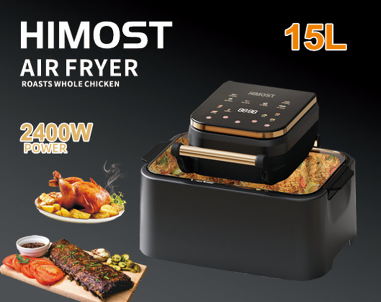 HiMost S22V 15L Air Fryer with Visible Window