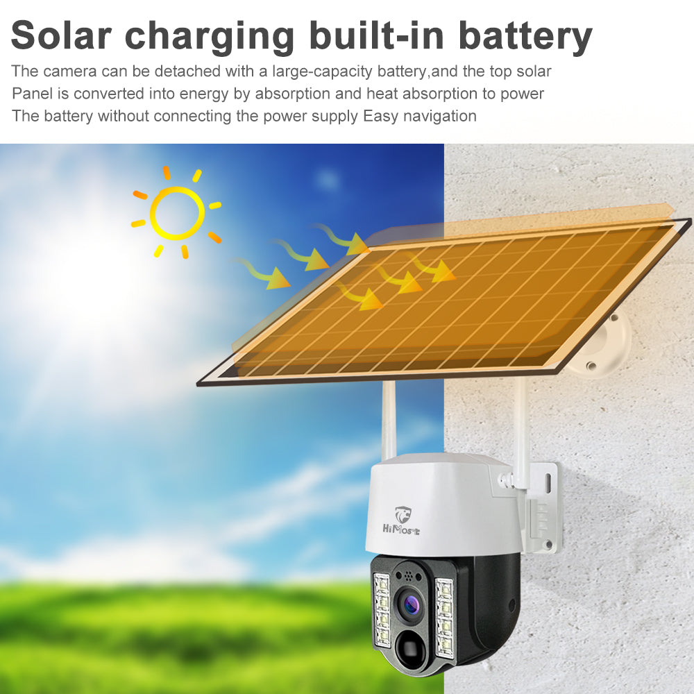 HiMost HiVC3 Wifi Connecting Solar Powered Camera Wireless Security Camera