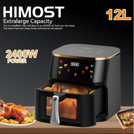 HiMost S21V 12L Air Fryer with Visible Window