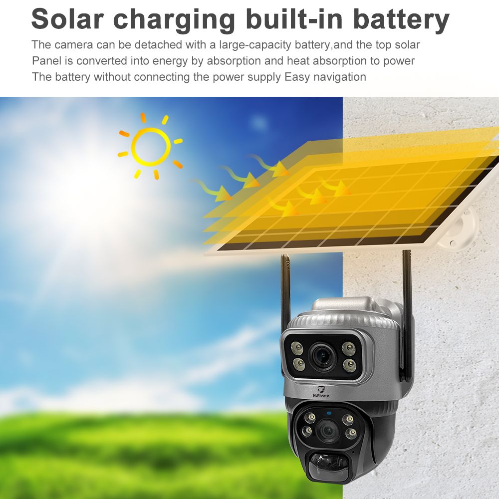 HiMost VCS20 WiFi Connecting Solar Powered Camera Wireless Security Camera