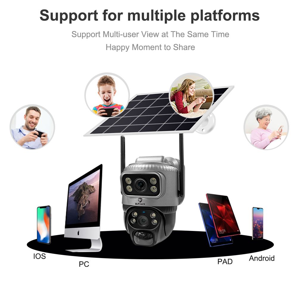 HiMost VCS20 WiFi Connecting Solar Powered Camera Wireless Security Camera