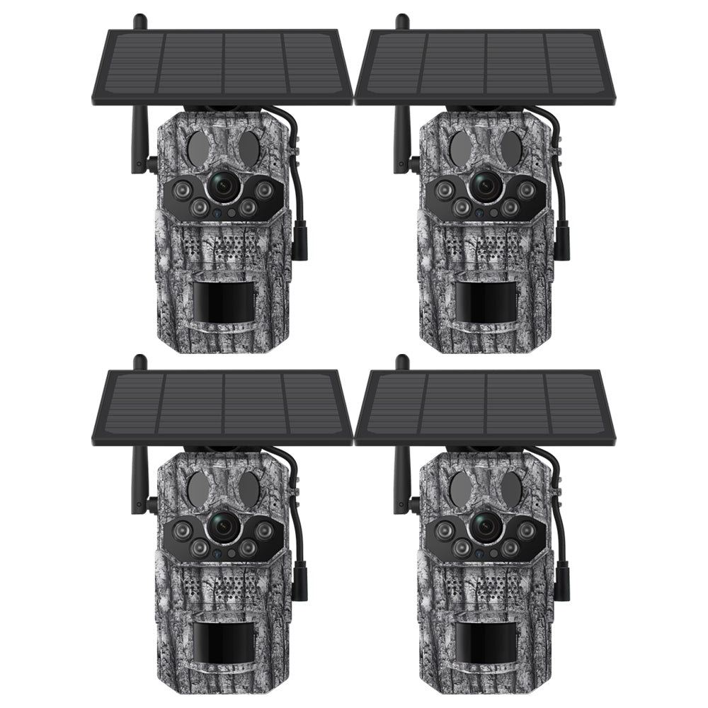 Himost HiSC808 4G Solar Tracking Camera, Triple PIR, Wildlife Scouting
