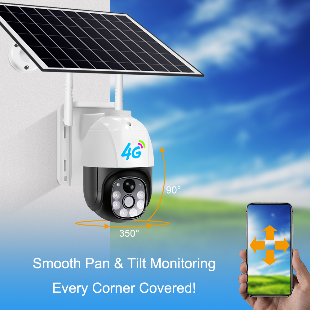HiMost HiVC9 WiFi Connecting Solar Powered Camera Wireless Security Camera