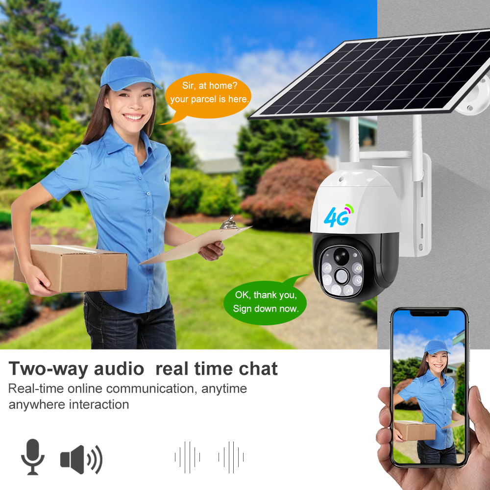 HiMost HiVC9 WiFi Connecting Solar Powered Camera Wireless Security Camera