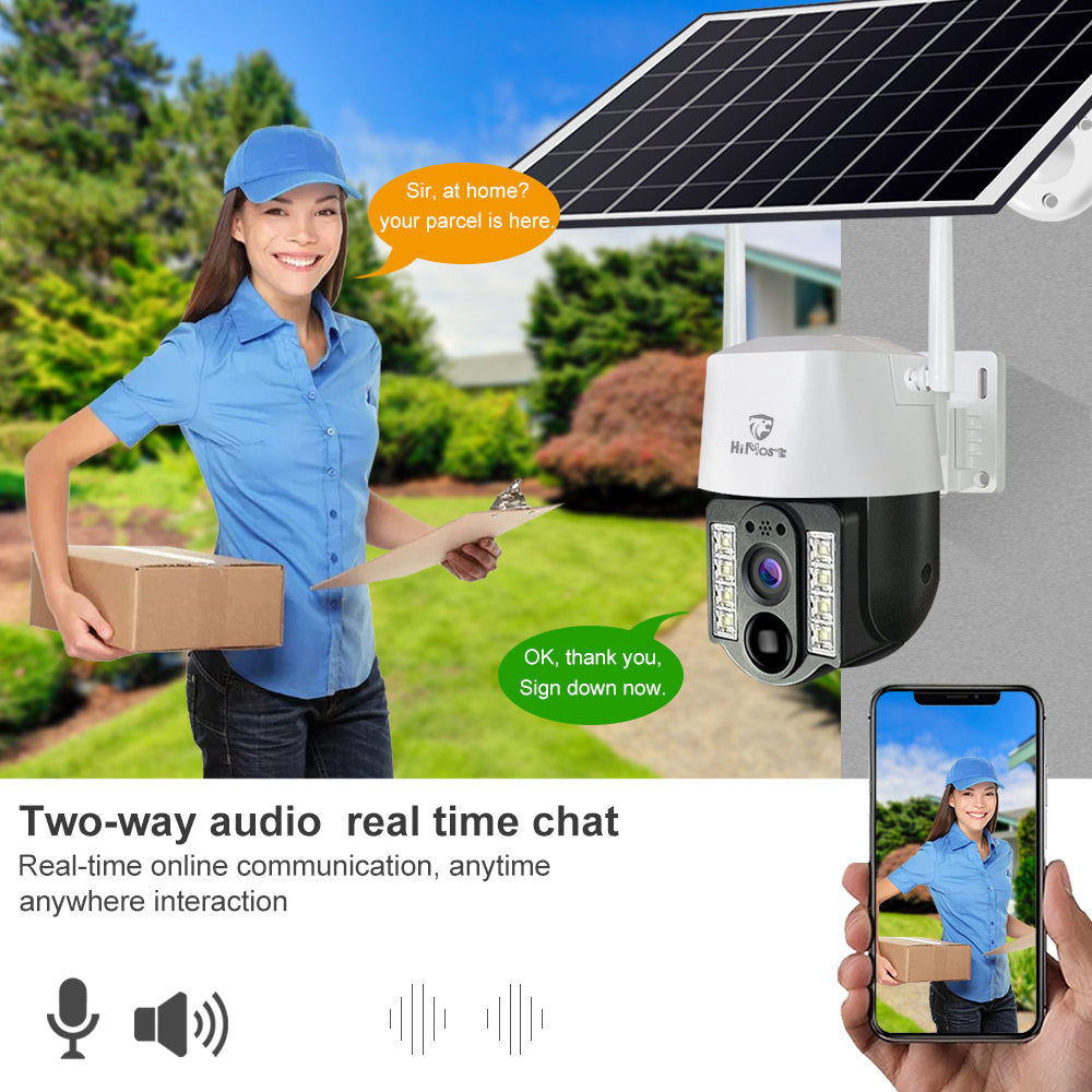 HiMost HiVC3 Wifi Connecting Solar Powered Camera Wireless Security Camera