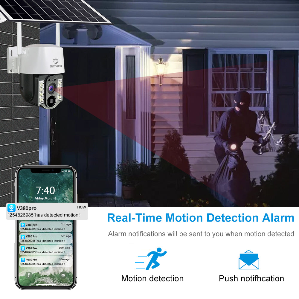 HiMost HiVC3 Wifi Connecting Solar Powered Camera Wireless Security Camera