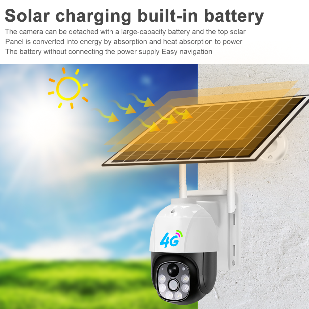 HiMost HiVC9 WiFi Connecting Solar Powered Camera Wireless Security Camera