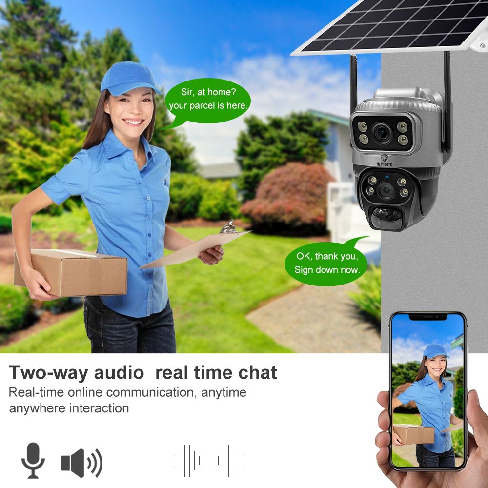 HiMost VCS20 WiFi Connecting Solar Powered Camera Wireless Security Camera