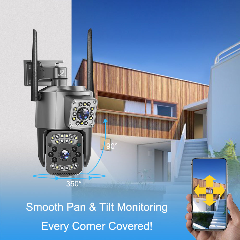 HiMost HiSC03 Smart Wifi Camera Wireless Outdoor Security Camera Dual Lens