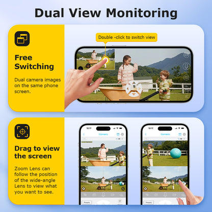 6MP 4G Security Camera with 20x Optical Zoom & Linked Dual View – HiMost HiSC21