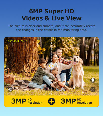 6MP 4G Security Camera with 12× Optical Zoom & Dual-Lens Live View – HiMost HiSC20