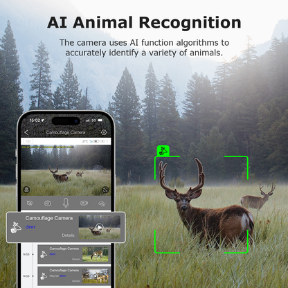 Himost HiSC808 4G Solar Tracking Camera, Triple PIR, Wildlife Scouting