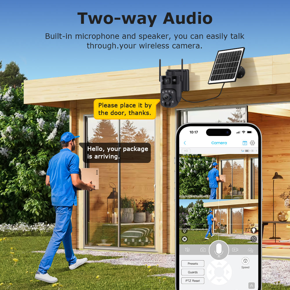 6MP 4G Security Camera with 20x Optical Zoom & Linked Dual View – HiMost HiSC21