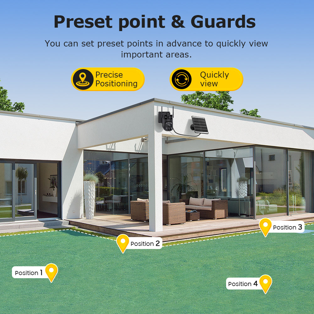 6MP 4G Security Camera with 20x Optical Zoom & Linked Dual View – HiMost HiSC21