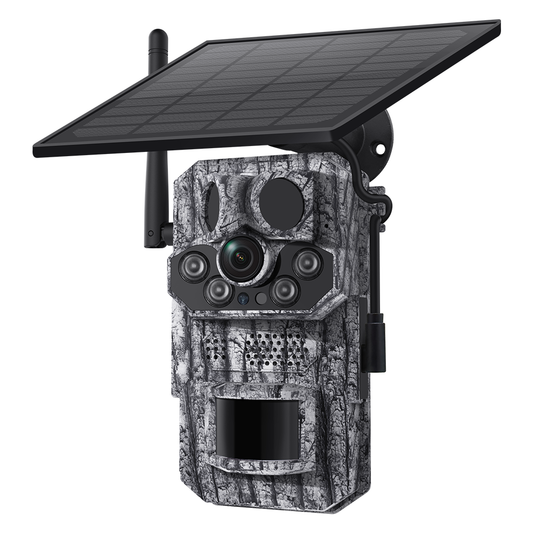 Himost HiSC808 4G Solar Tracking Camera, Triple PIR, Wildlife Scouting