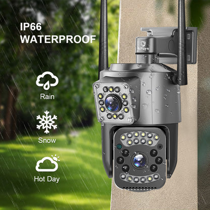 HiMost HiSC03 Smart Wifi Camera Wireless Outdoor Security Camera Dual Lens