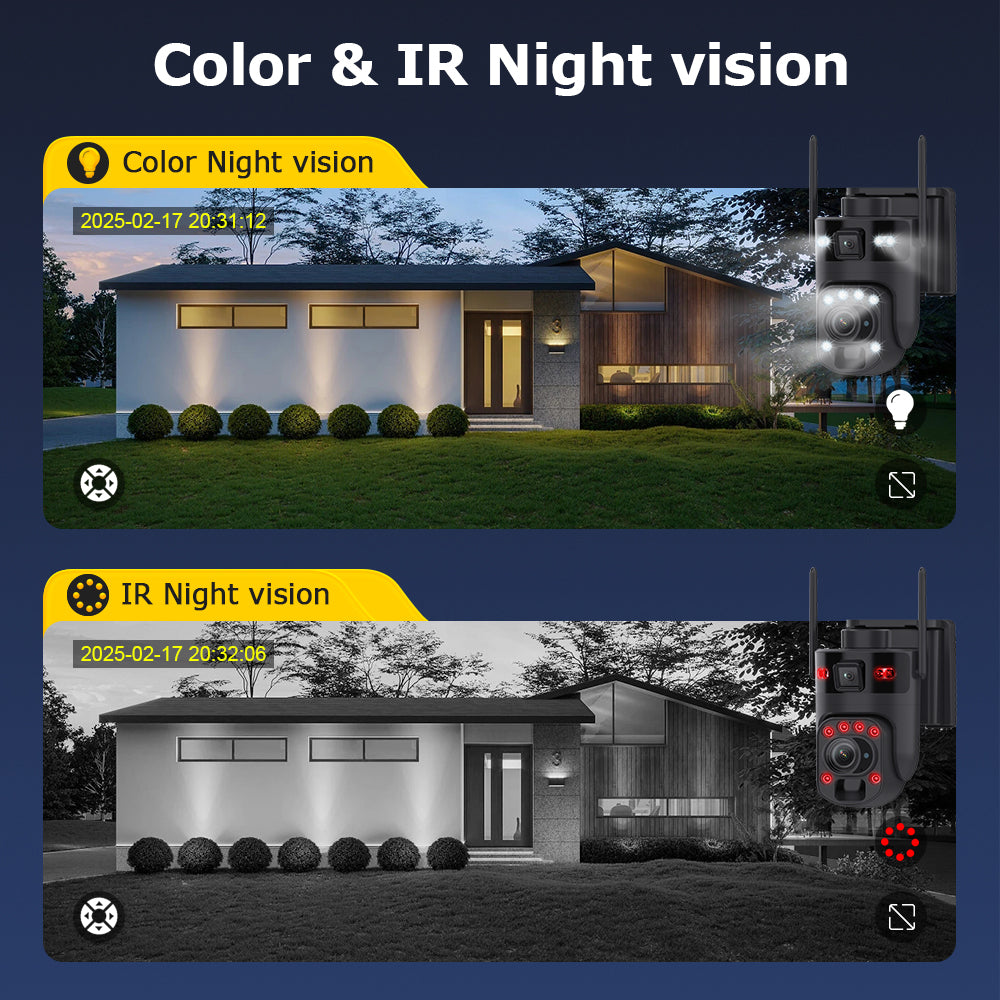 6MP 4G Security Camera with 20x Optical Zoom & Linked Dual View – HiMost HiSC21