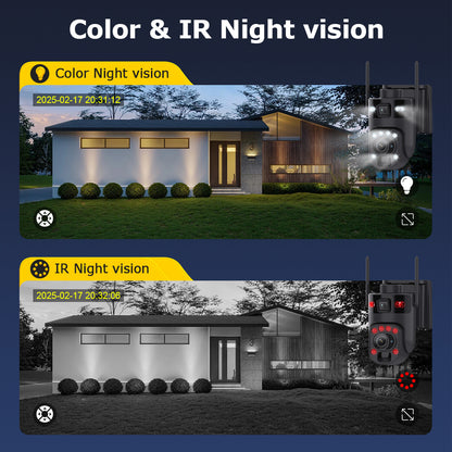 6MP 4G Security Camera with 20x Optical Zoom & Linked Dual View – HiMost HiSC21