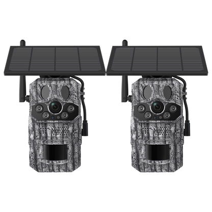 Himost HiSC808 4G Solar Tracking Camera, Triple PIR, Wildlife Scouting