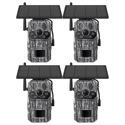 Himost HiSC808 4G Solar Tracking Camera, Triple PIR, Wildlife Scouting