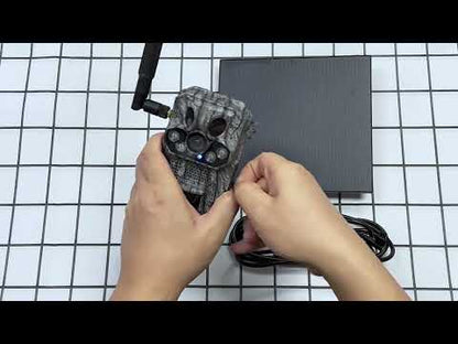 Himost HiSC808 4G Solar Tracking Camera, Triple PIR, Wildlife Scouting
